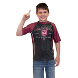 QLD Maroons 'Blocker' Rash Vest - Youth - Ashtabula