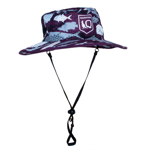 QLD Maroons 'Reef Runner' Fishing Hat - Ashtabula