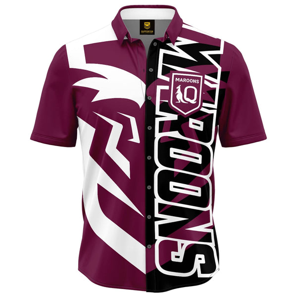 QLD Maroons 'Showtime' Party Shirt - Ashtabula