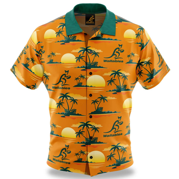 Wallabies 'Paradise' Hawaiian Shirt - Ashtabula