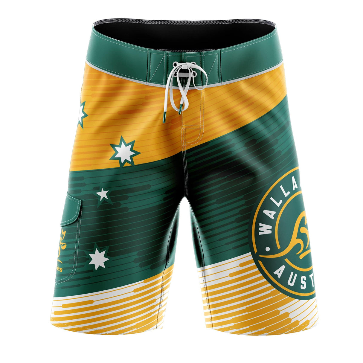 Wallabies Southern Board Shorts - Adult - Ashtabula