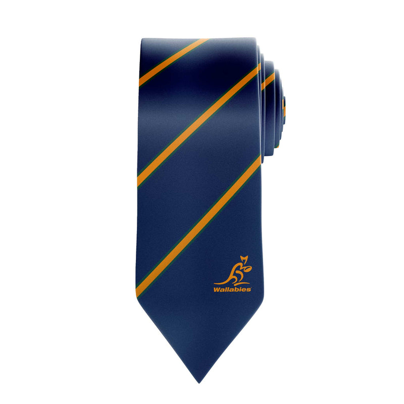 Wallabies 'Sylvan' Striped Neck Tie - Ashtabula