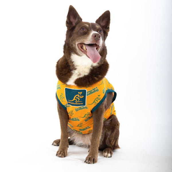 Wallabies 'Wannabe' Dog T-Shirt - Ashtabula