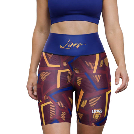 AFL Brisbane Lions 'Voltra' Exercise Shorts - Ashtabula
