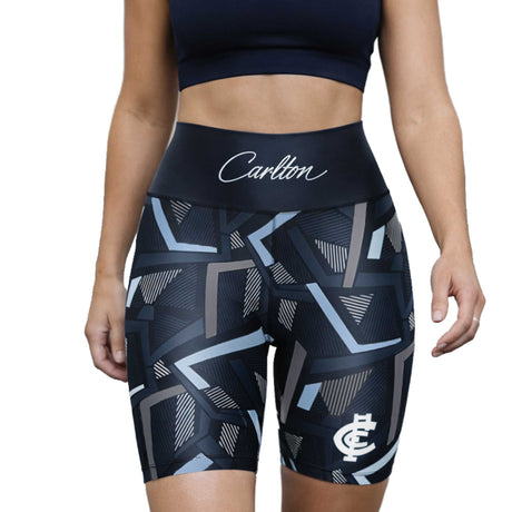 AFL Carlton 'Voltra' Exercise Shorts - Ashtabula