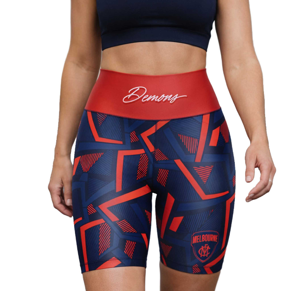 AFL Melbourne Demons 'Voltra' Exercise Shorts - Ashtabula