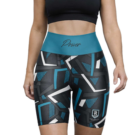 AFL Port Adelaide 'Voltra' Exercise Shorts - Ashtabula