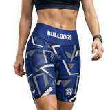 NRL Bulldogs 'Voltra' Ladies Exercise Shorts - Ashtabula