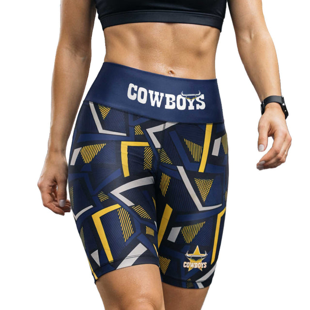 NRL Cowboys 'Voltra' Ladies Exercise Shorts - Ashtabula