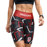 NRL Dragons 'Voltra' Ladies Exercise Shorts - Ashtabula
