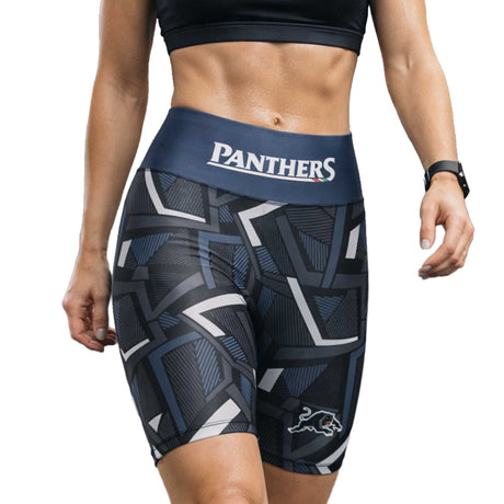 NRL Panthers 'Voltra' Ladies Exercise Shorts - Ashtabula
