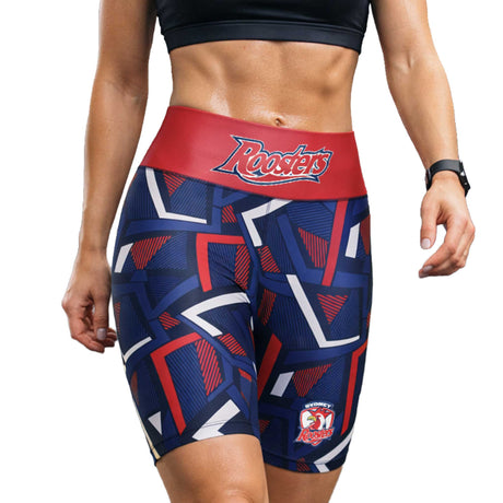NRL Roosters 'Voltra' Ladies Exercise Shorts - Ashtabula