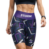 NRL Storm 'Voltra' Ladies Exercise Shorts - Ashtabula