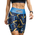 NRL Titans 'Voltra' Ladies Exercise Shorts - Ashtabula