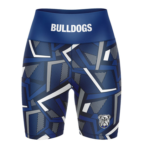 NRL Bulldogs 'Voltra' Ladies Exercise Shorts - Ashtabula