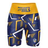 NRL Eels 'Voltra' Ladies Exercise Shorts - Ashtabula