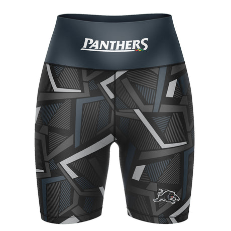 NRL Panthers 'Voltra' Ladies Exercise Shorts - Ashtabula