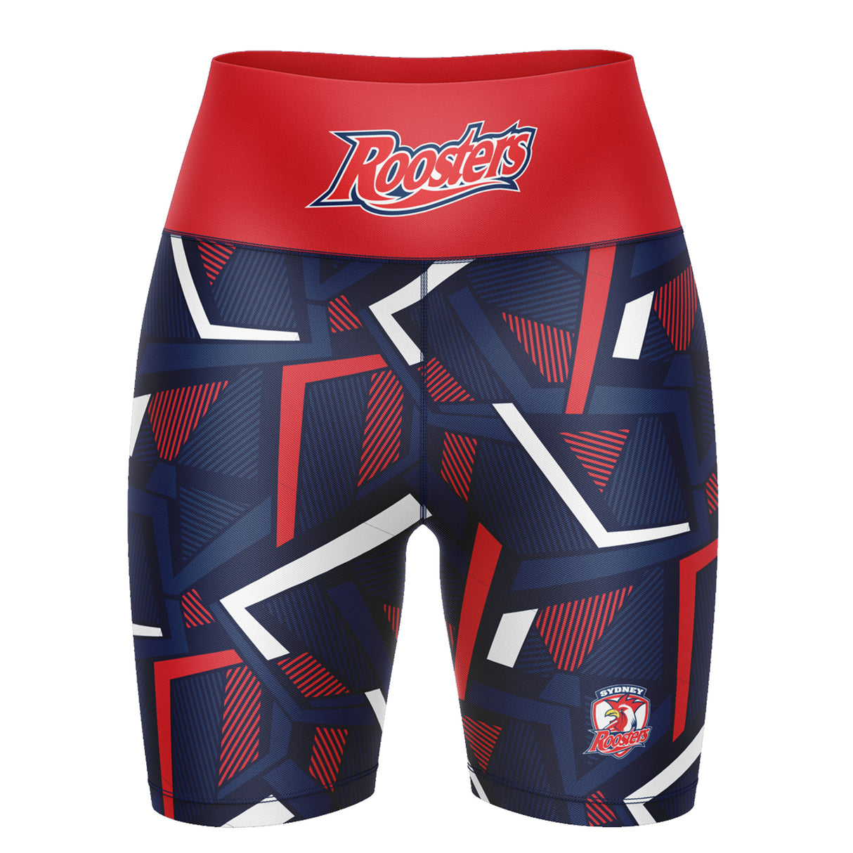 NRL Roosters 'Voltra' Ladies Exercise Shorts - Ashtabula