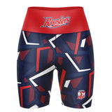 NRL Roosters 'Voltra' Ladies Exercise Shorts - Ashtabula