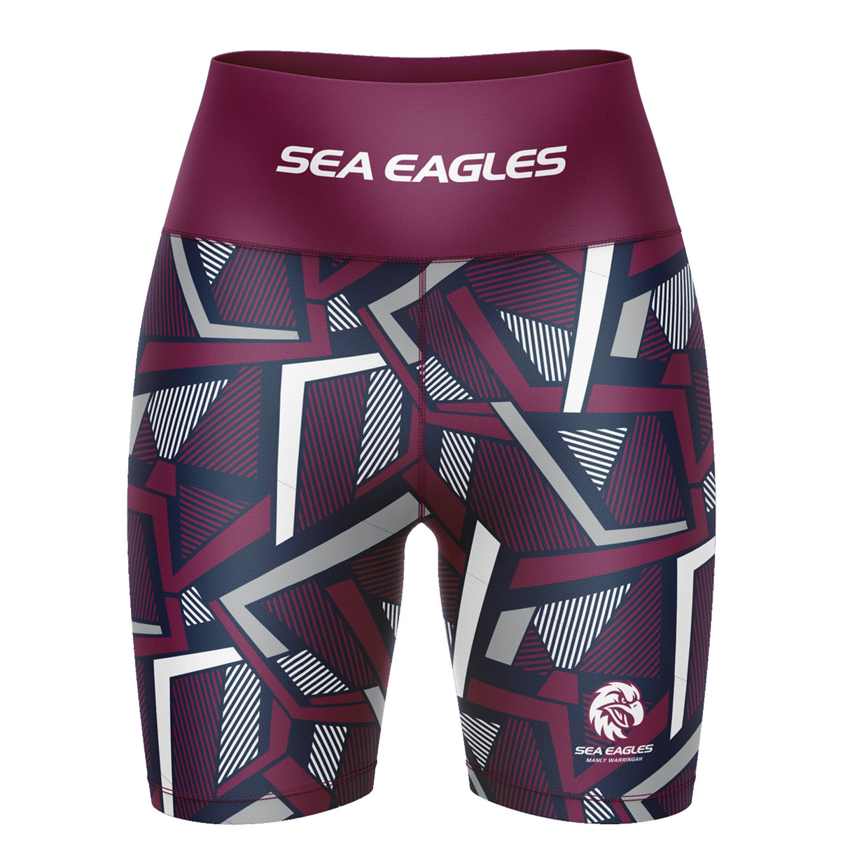 NRL Sea Eagles 'Voltra' Ladies Exercise Shorts - Ashtabula
