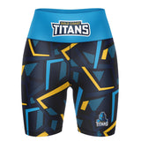 NRL Titans 'Voltra' Ladies Exercise Shorts - Ashtabula