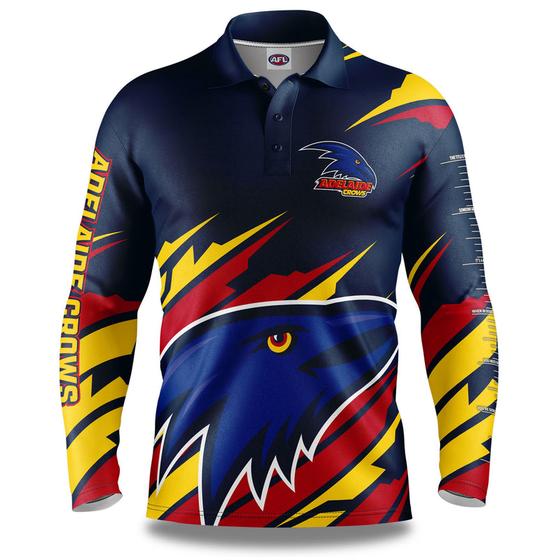 AFL Adelaide Crows 'Ignition' Fishing Shirt - Youth