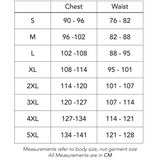 NRL Broncos Outback Shirts -Back - Size Guide - Ashtabula