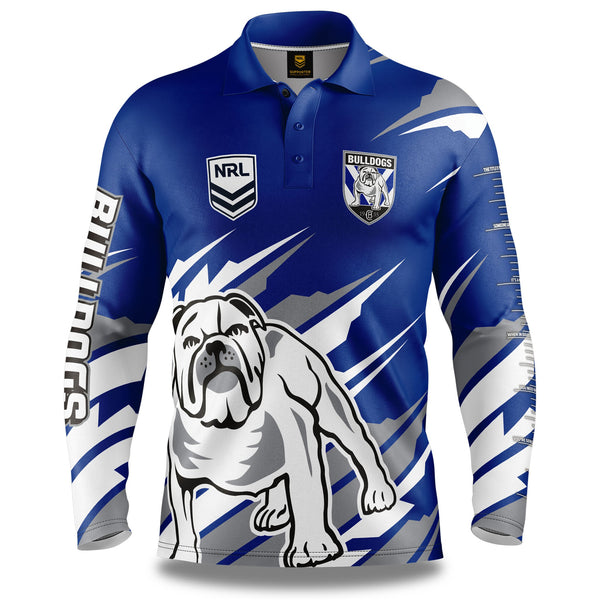 NRL Bulldogs 'Ignition' Fishing Shirt - Adult
