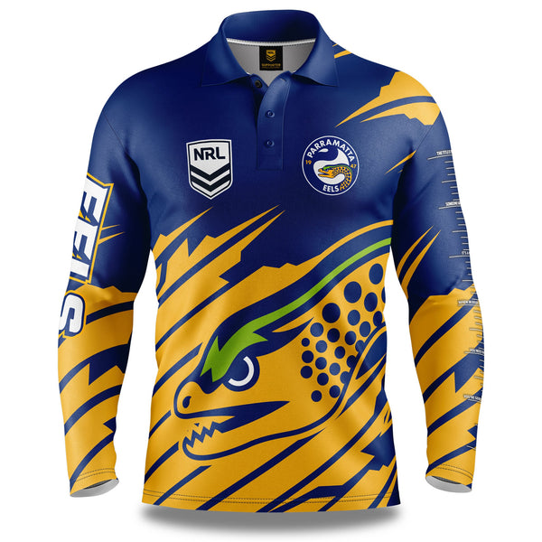 NRL Eels 'Ignition' Fishing Shirt - Youth
