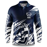 AFL Geelong Cats 'Ignition' Fishing Shirt - Adult