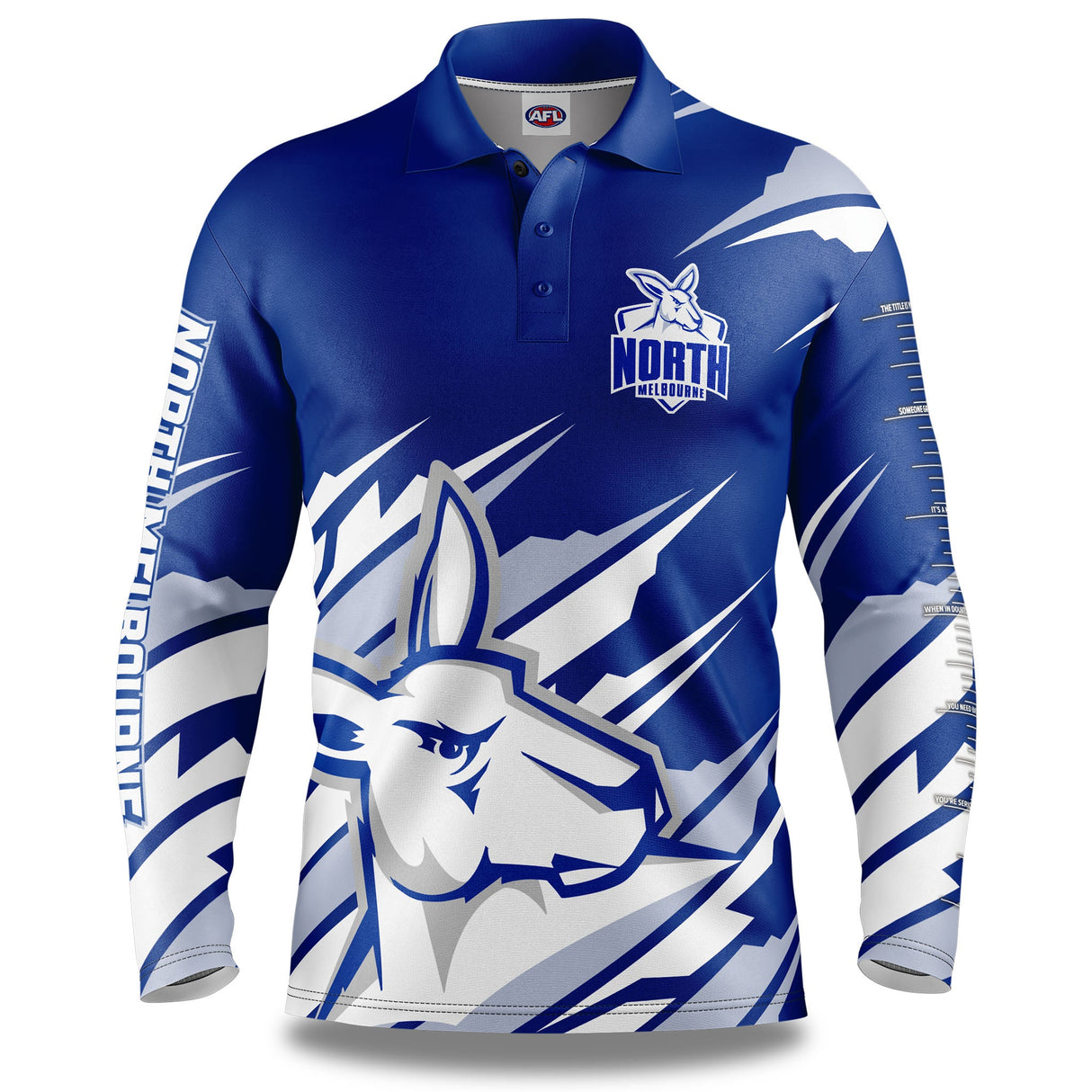 AFL North Melbourne  'Ignition' Fishing Shirt - Adult