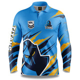 NRL Titans 'Ignition' Fishing Shirt - Adult